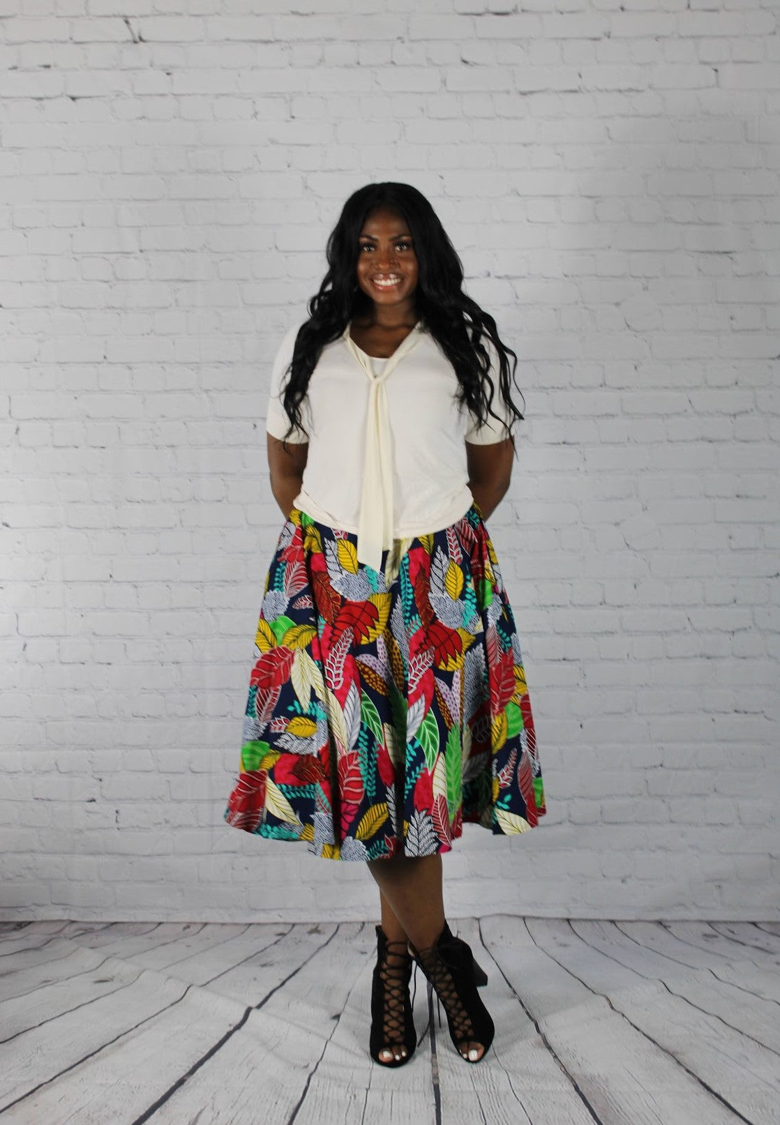 BODET Q - MBIA Skirt ( multi color leaf)