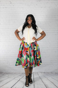 BODET Q - MBIA Skirt ( multi color leaf)