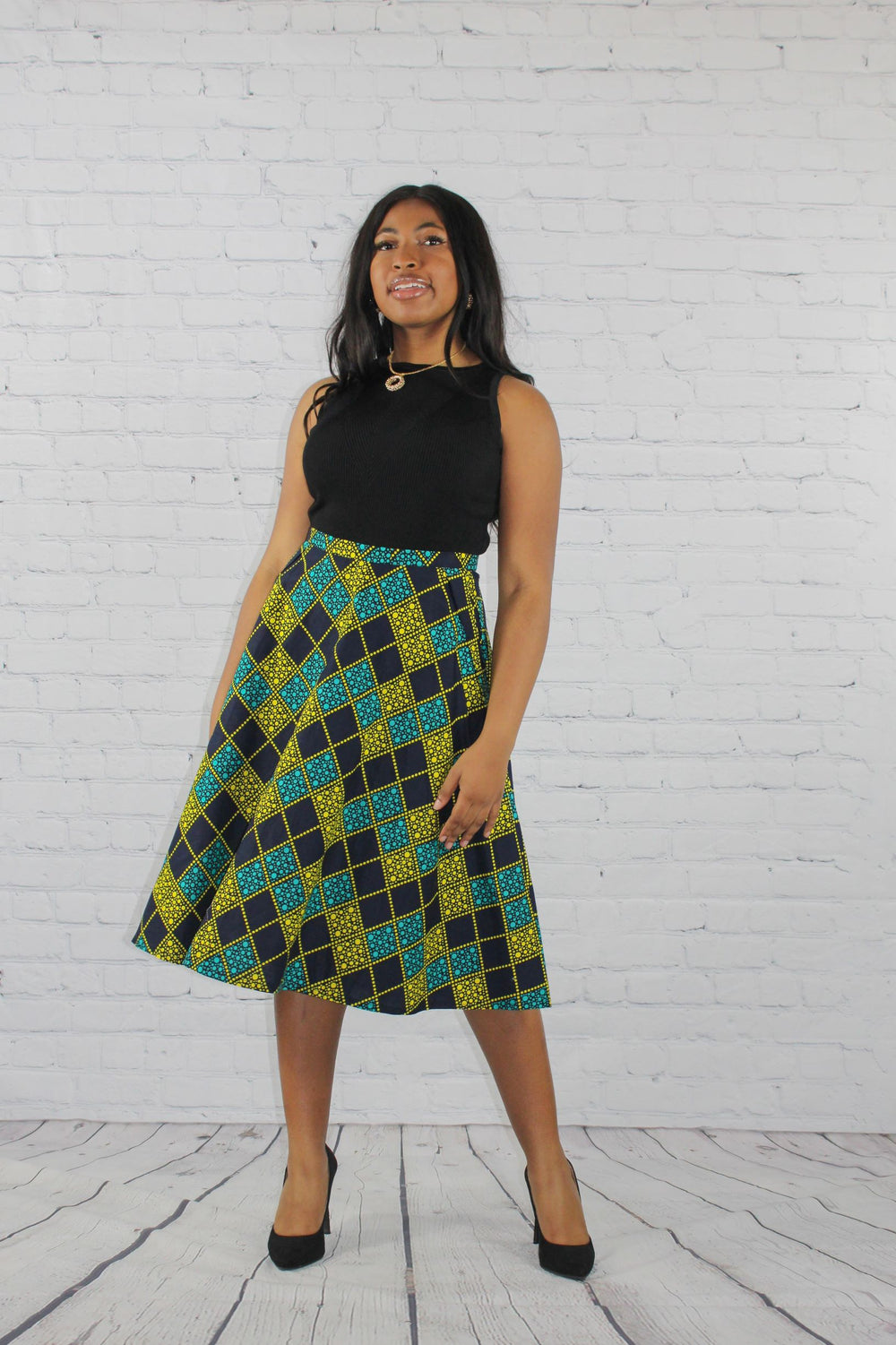 BODET Q - ADA Skirt (Lime and Black)