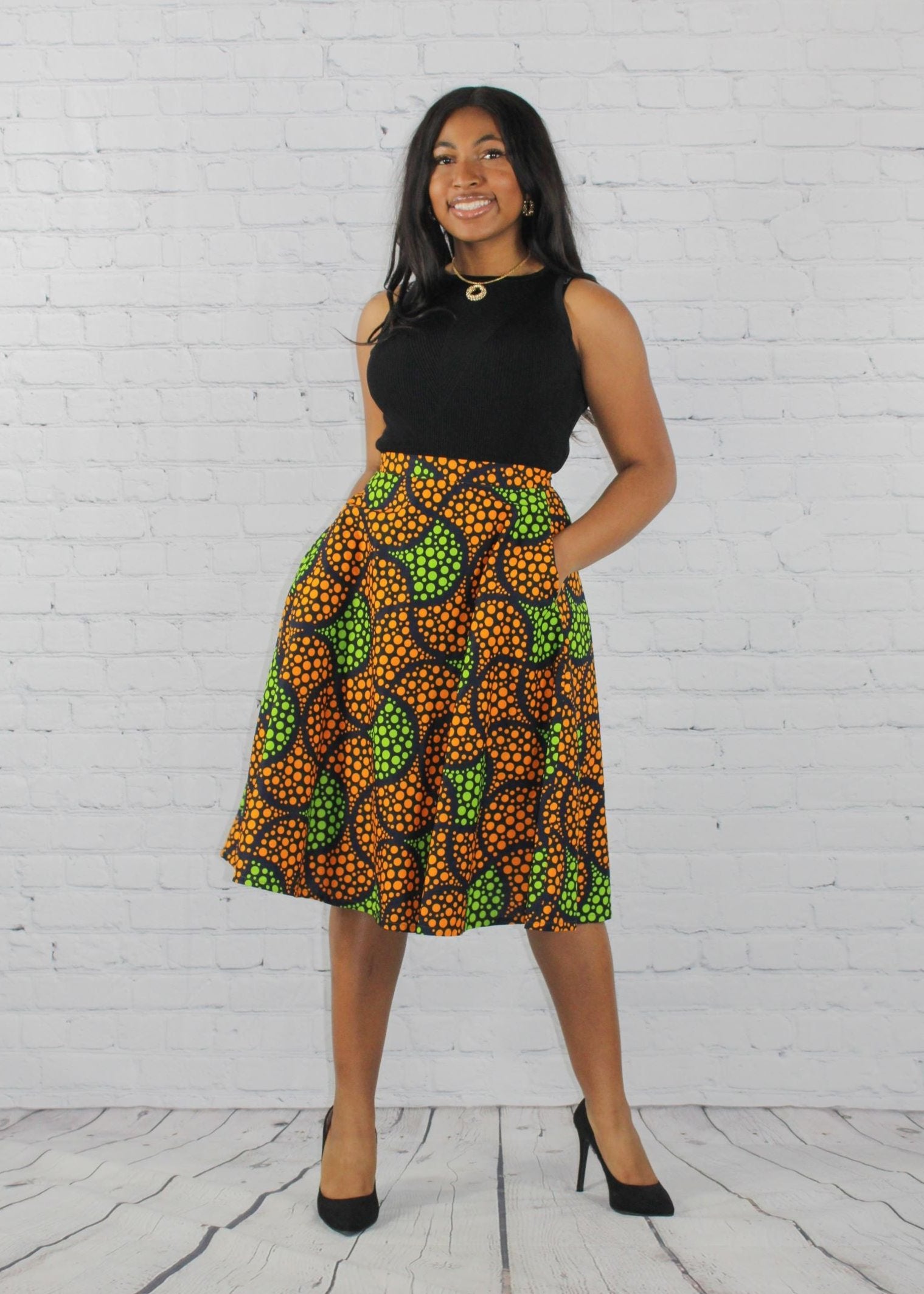 BODET Q - ADA Skirt (Orange and Green)